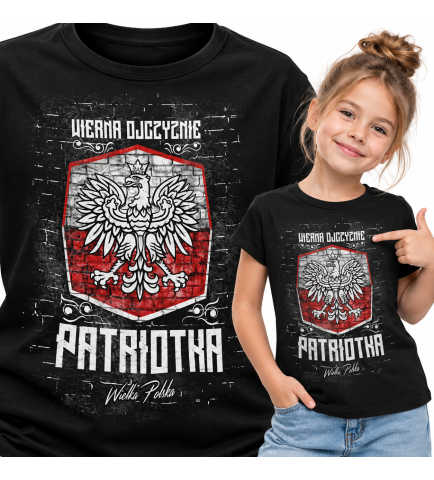 koszulka dziecięca Patriotyczna WIERNA OJCZYZNIE